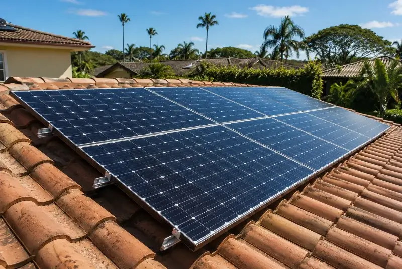 Installation de panneaux solaires à Triaize
